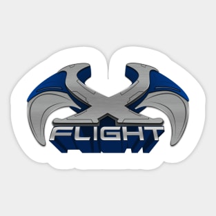 Geauga Lake X Flight Flying Roller Coaster Sticker